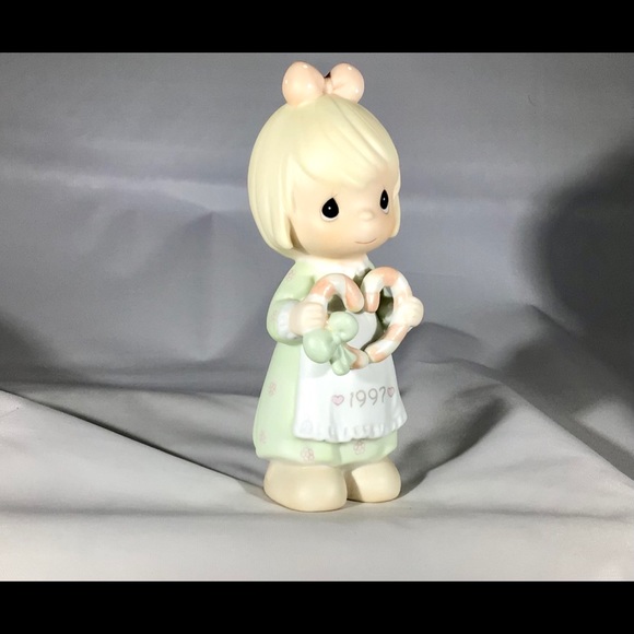 ❤️PRECIOUS MOMENTS Candy Cane figurine 1997 - Picture 3 of 14